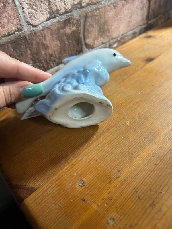 Vintage Ceramic Dolphin Figure