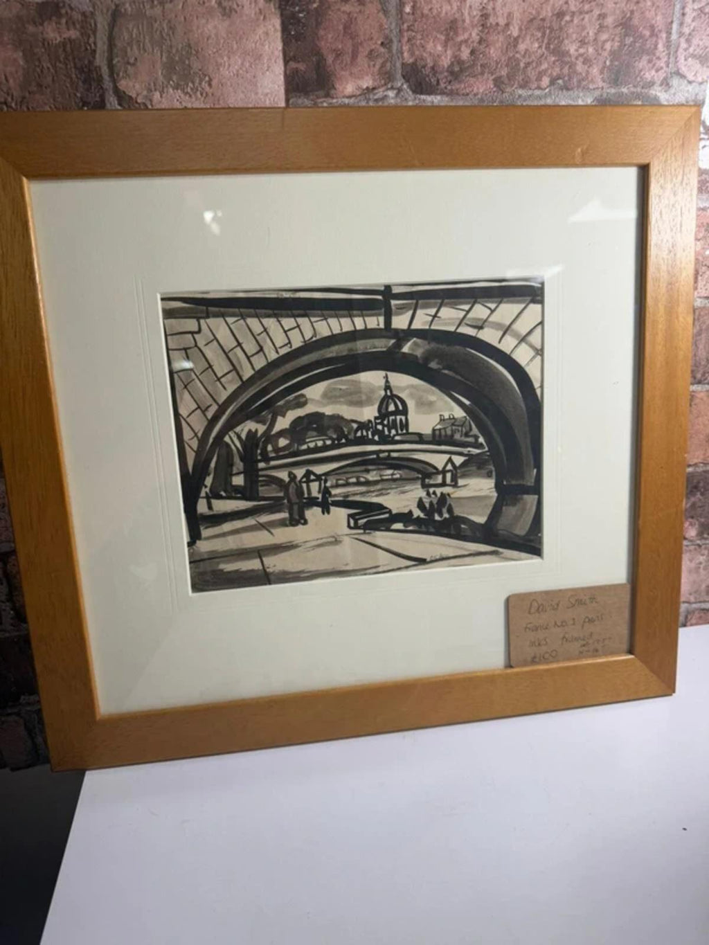 David Smith No.1 Paris Inks Framed and Signed