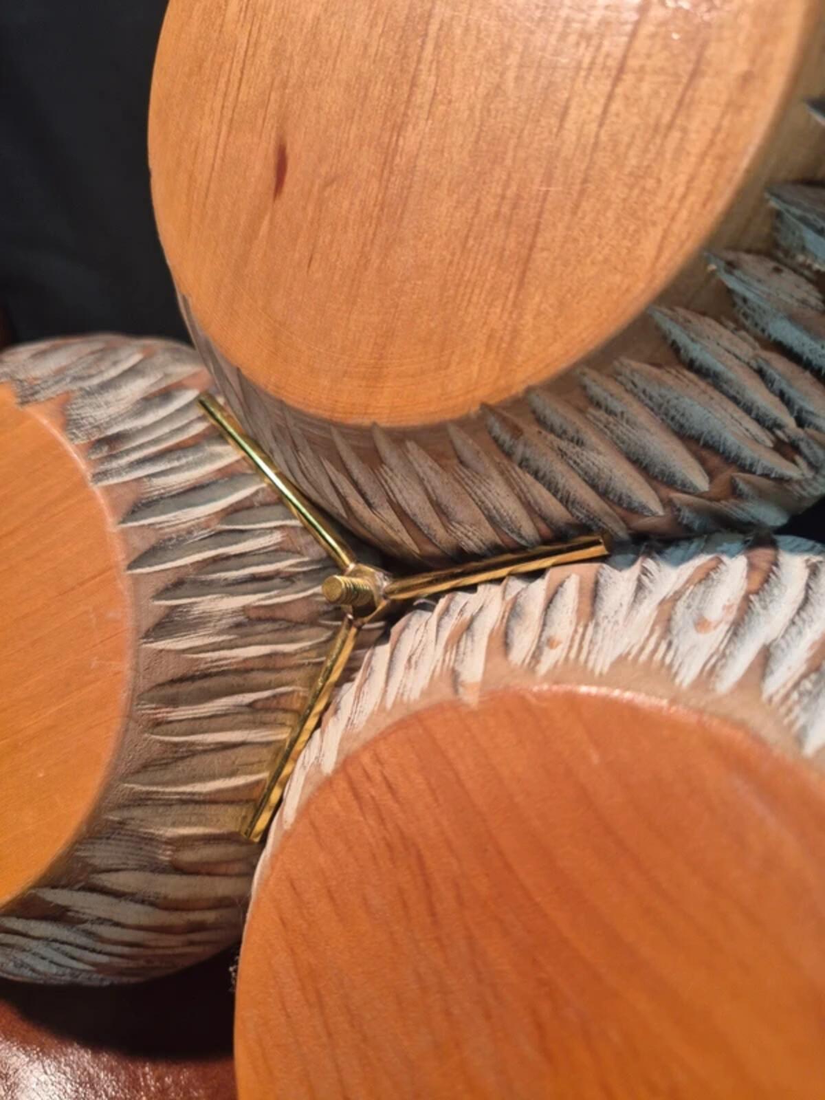 Aldo Tura trio bowl 1970's Macabo Cusano