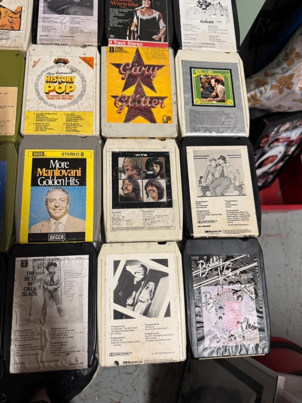 Large Bundle of Vintage 8 Track Tapes x 49 Tapes