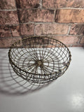 Round Wire Gold Basket