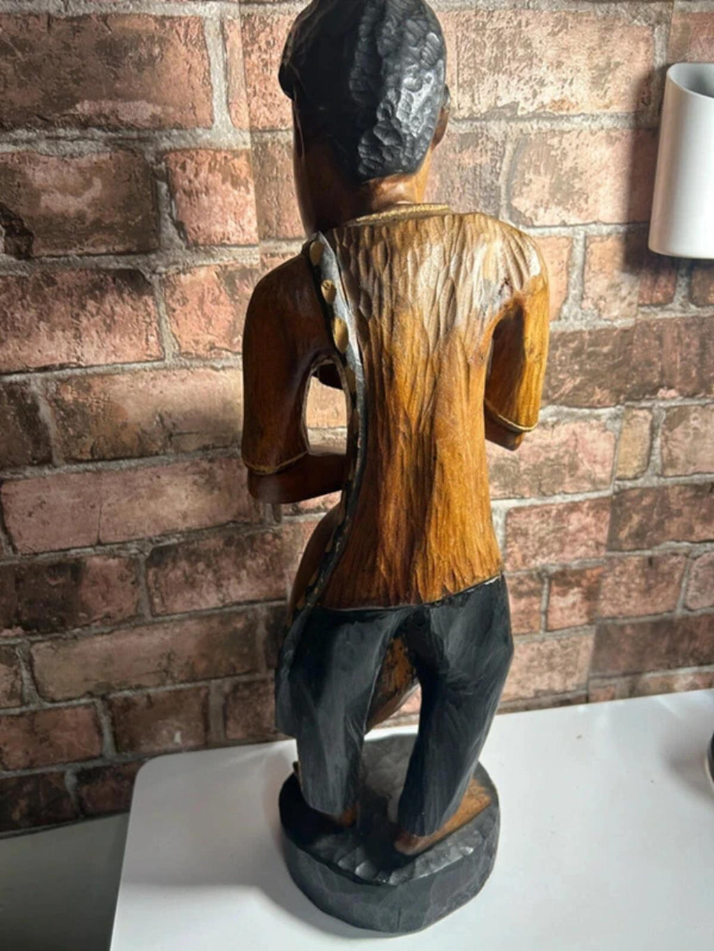 Large Hand Carved African Wooden Figure