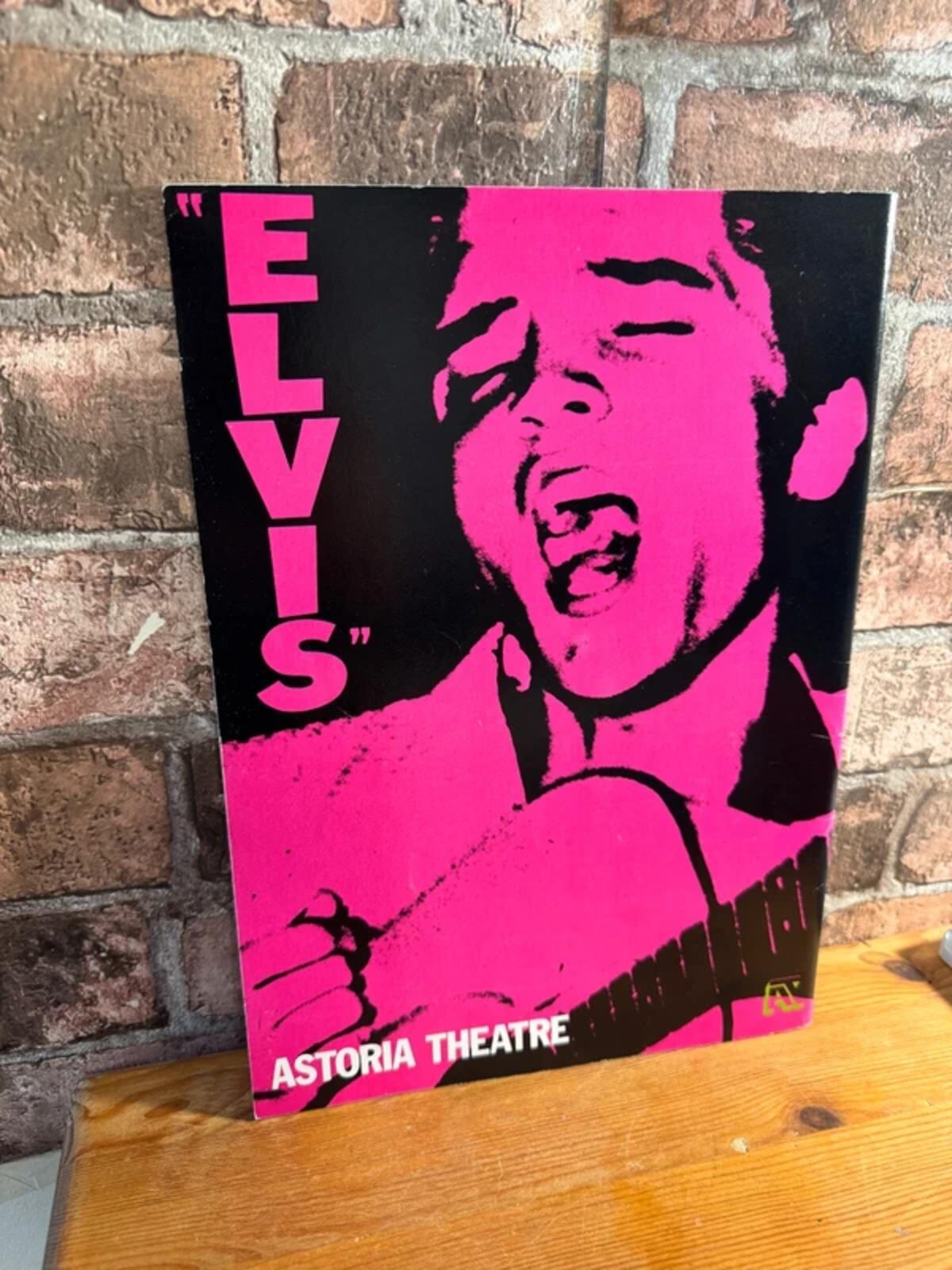 Elvis Original 1970's Theatre Programme from Astoria Theatre