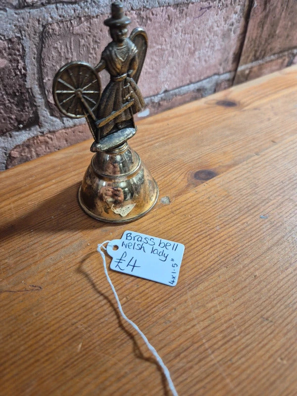 Brass welsh lady bell