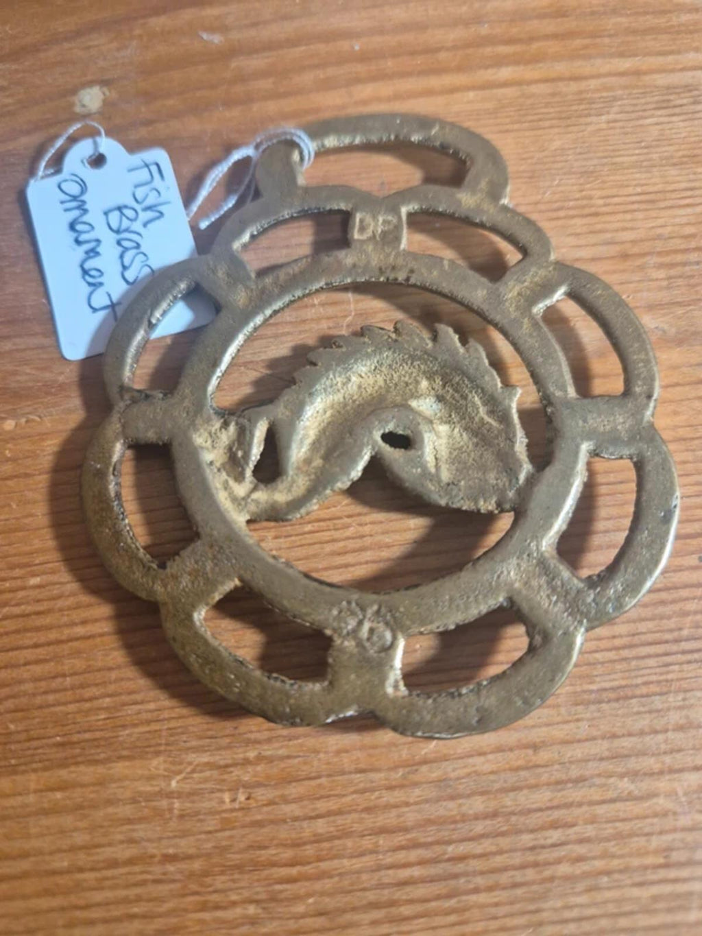 Fish Brass Ornament