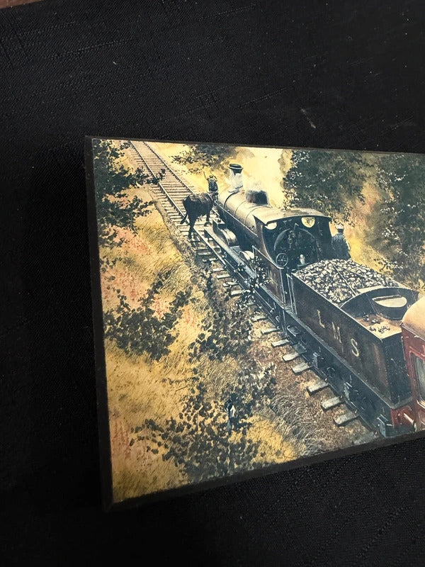 Wooden Train Delay Print