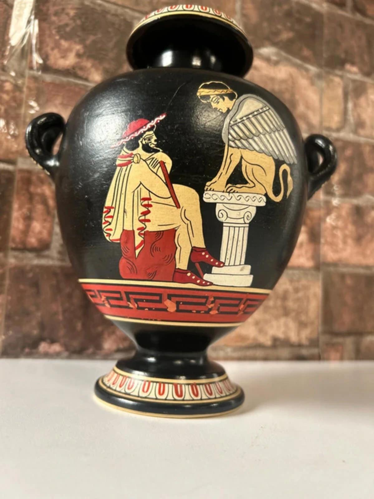 Amphora Greek Double Handled Vase