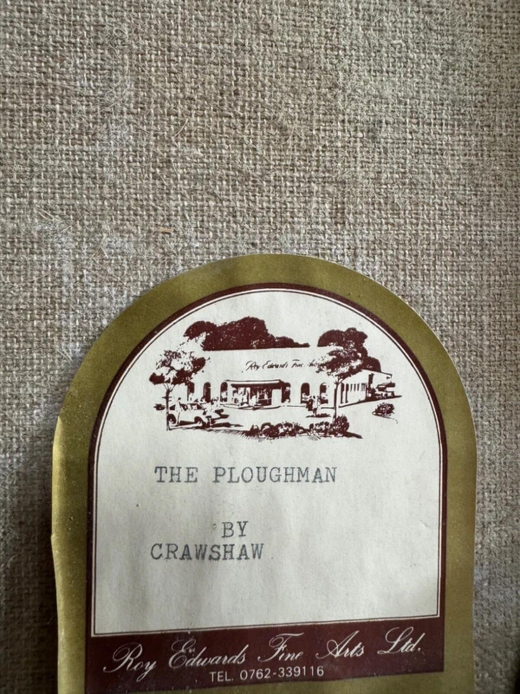 Alwyn Crawshaw 'The Ploughman' Framed and Signed Painting