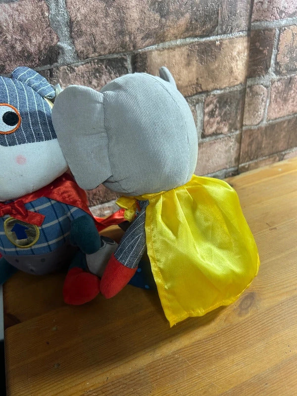 Pair of Wilberry Super Hero Teddy Plushies