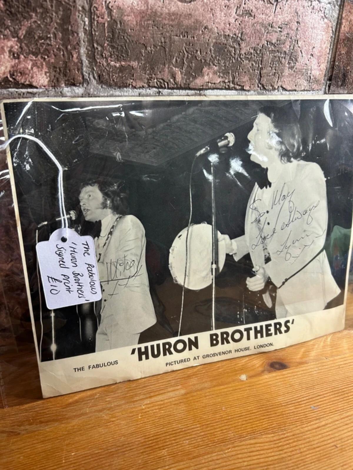 The Fabulous 'Huron Brothers' Signed Print