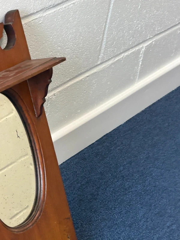 Edwardian Style Mahogany Mirror Shelf