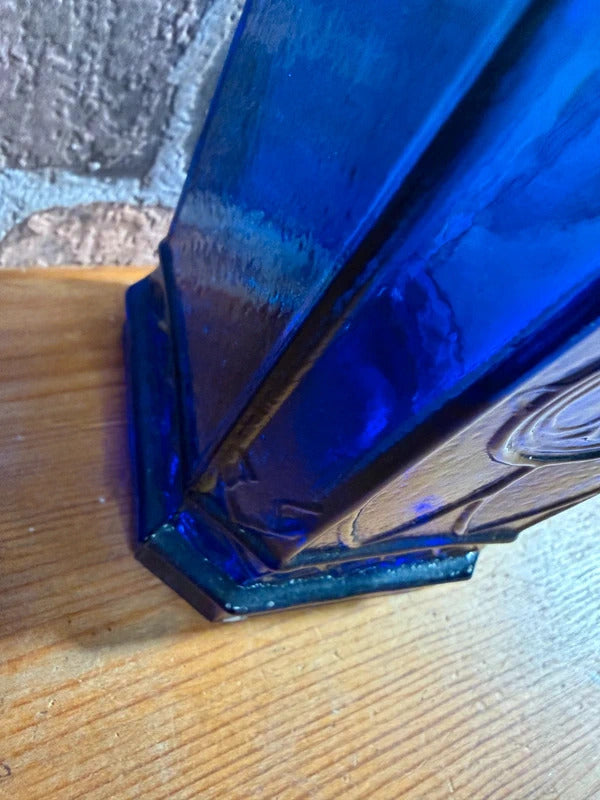 Cobalt Blue Apothecary Bottle with Cork