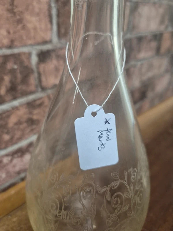 Vintage glass carafe