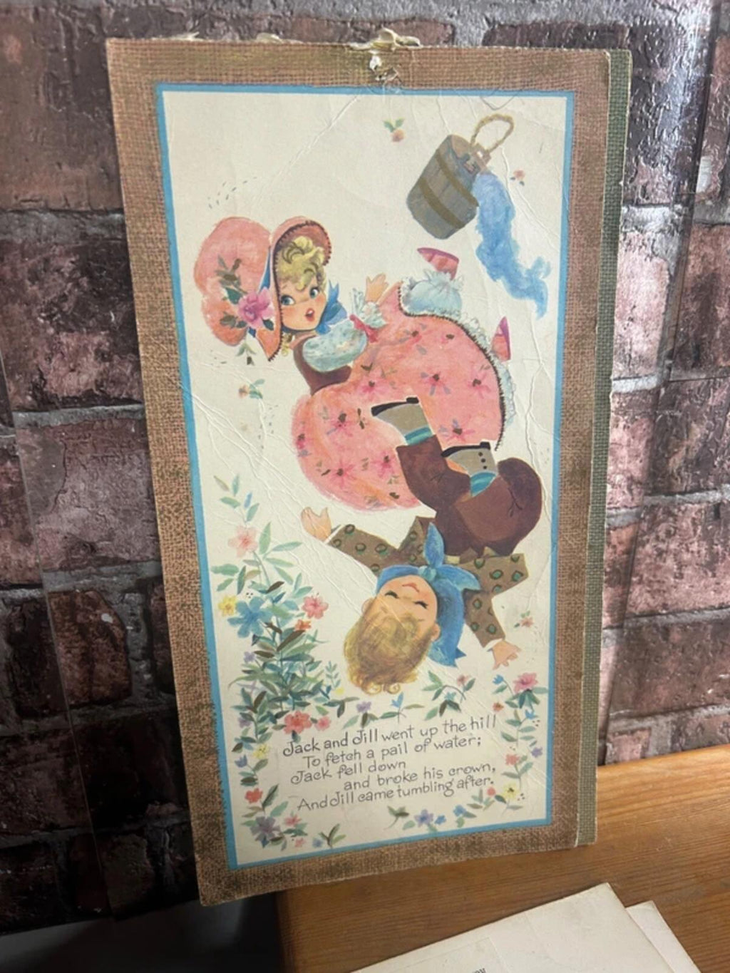 Vintage Original Nursery Rhyme Pin Ups