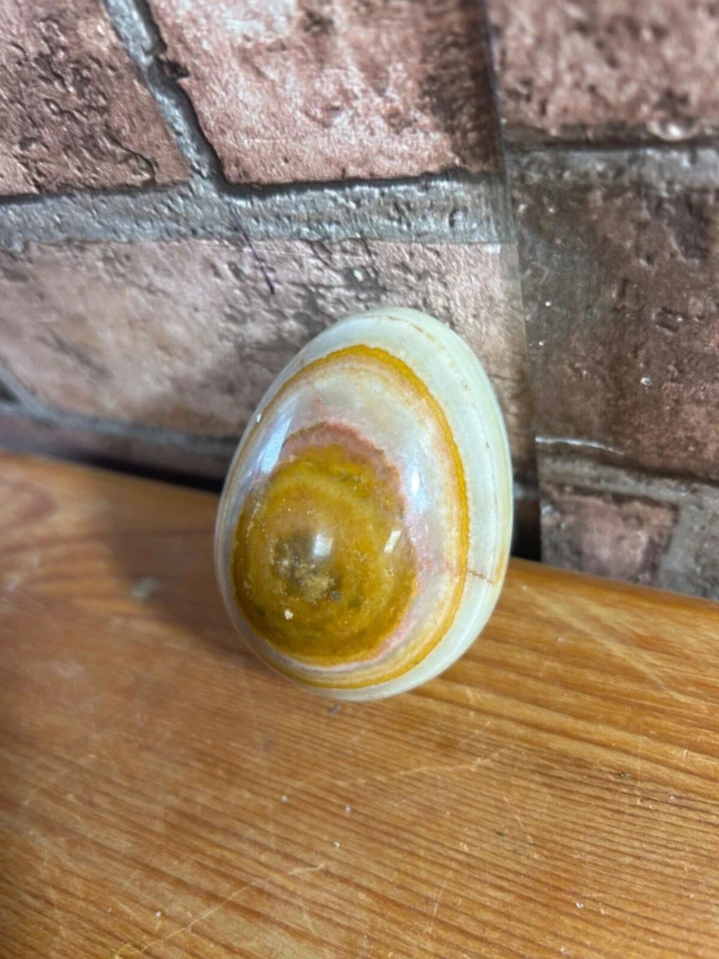 Polished Onyx Egg Ornament