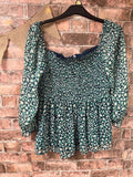 Pep & Co Floral Top - Size 14