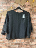 River Island Black Top - Size 12