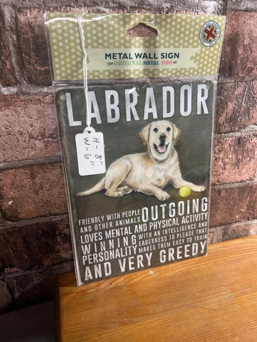 Labrador Metal Wall Sign
