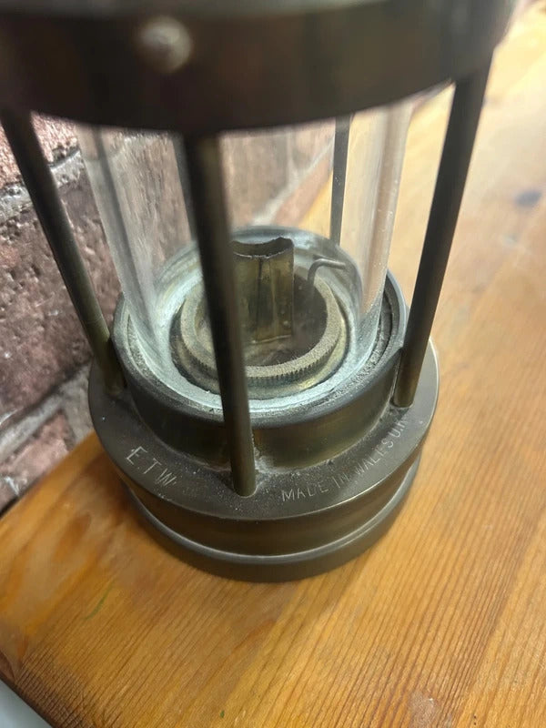 E.Thomas and Williams Cambrian Brass Miners Lamp