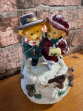 Loveable Teddies by Avon "Skating" Musical Ornament
