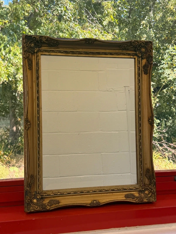 Vintage Gold Guilded Bevelled Edge Mirror