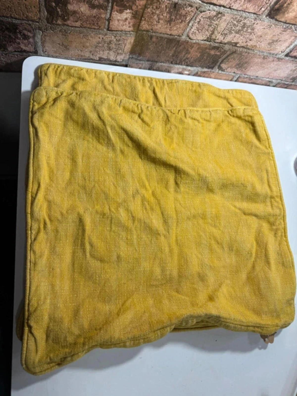Mustard Cushion Covers x 2