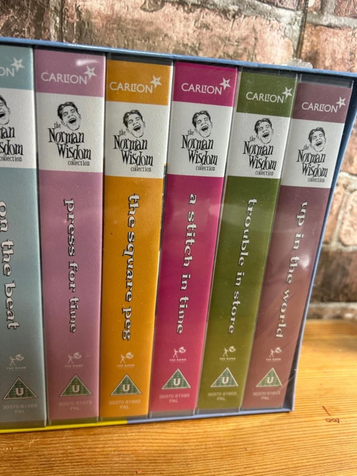Norman Wisdom VHS Boxset Collection
