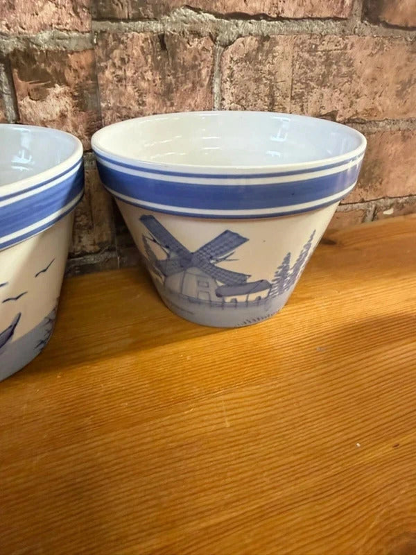 Pair of Ceramic Plant Pots