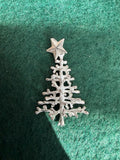 Silver 925 Hallmarked Christmas Tree Pendant