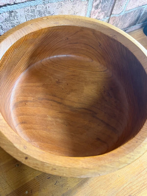 Handcrafted Teakwood Large Bowl