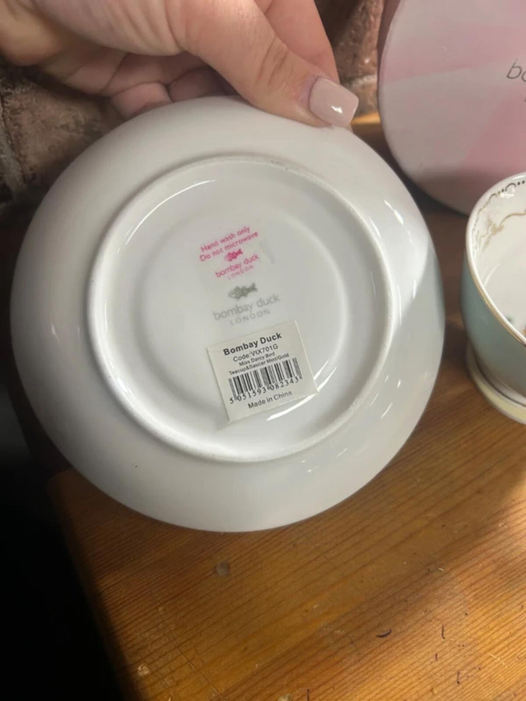 Bombay Duck Darcy Bird Cup and Saucer Set