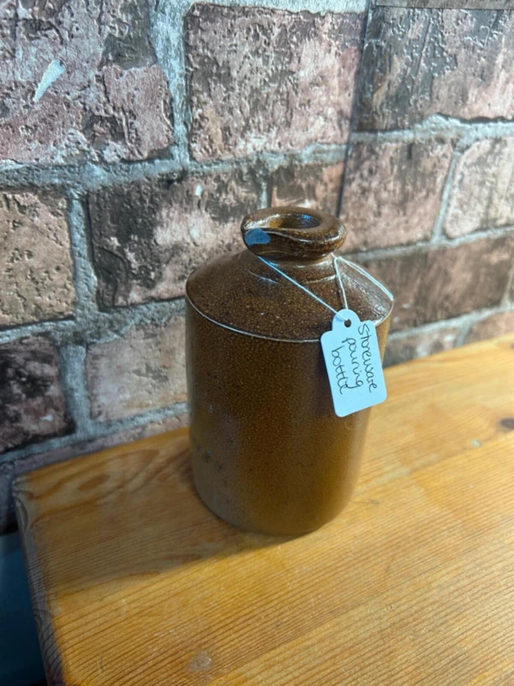 Stoneware pouring bottle