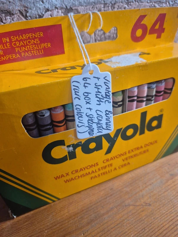 Vintage Binney & Smith Crayola crayons - full set RARE