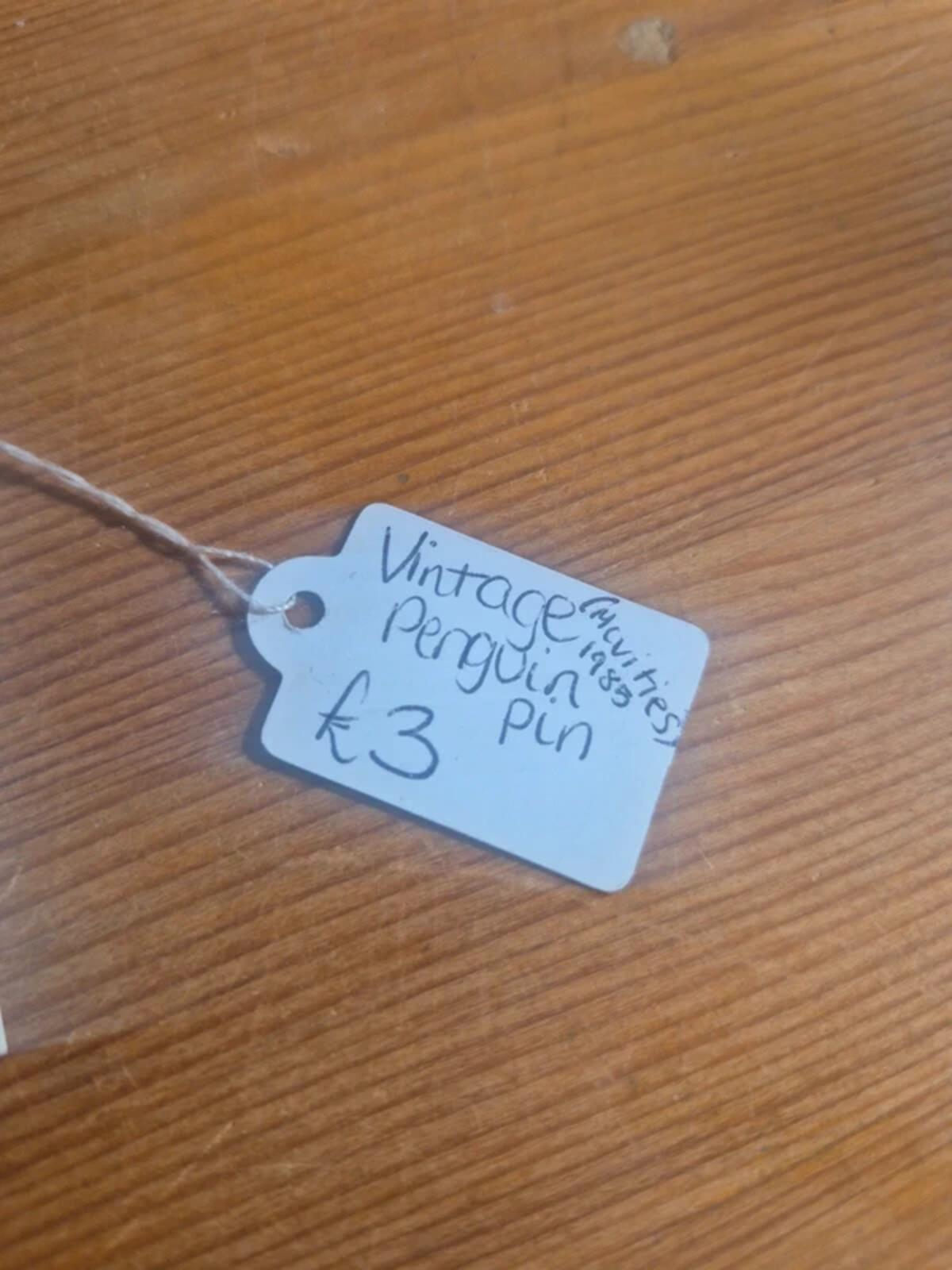 Vintage penguin pin