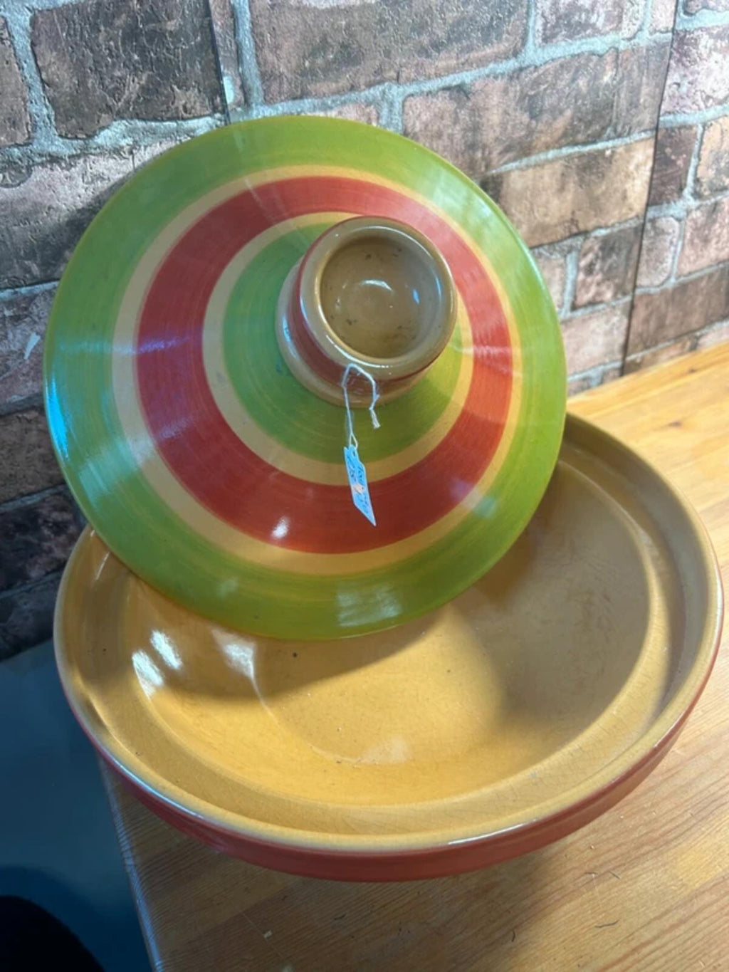 Striped Tagine Dish with Lid