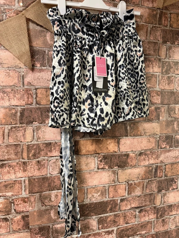 PLT Leopard Print Shorts - Size 8