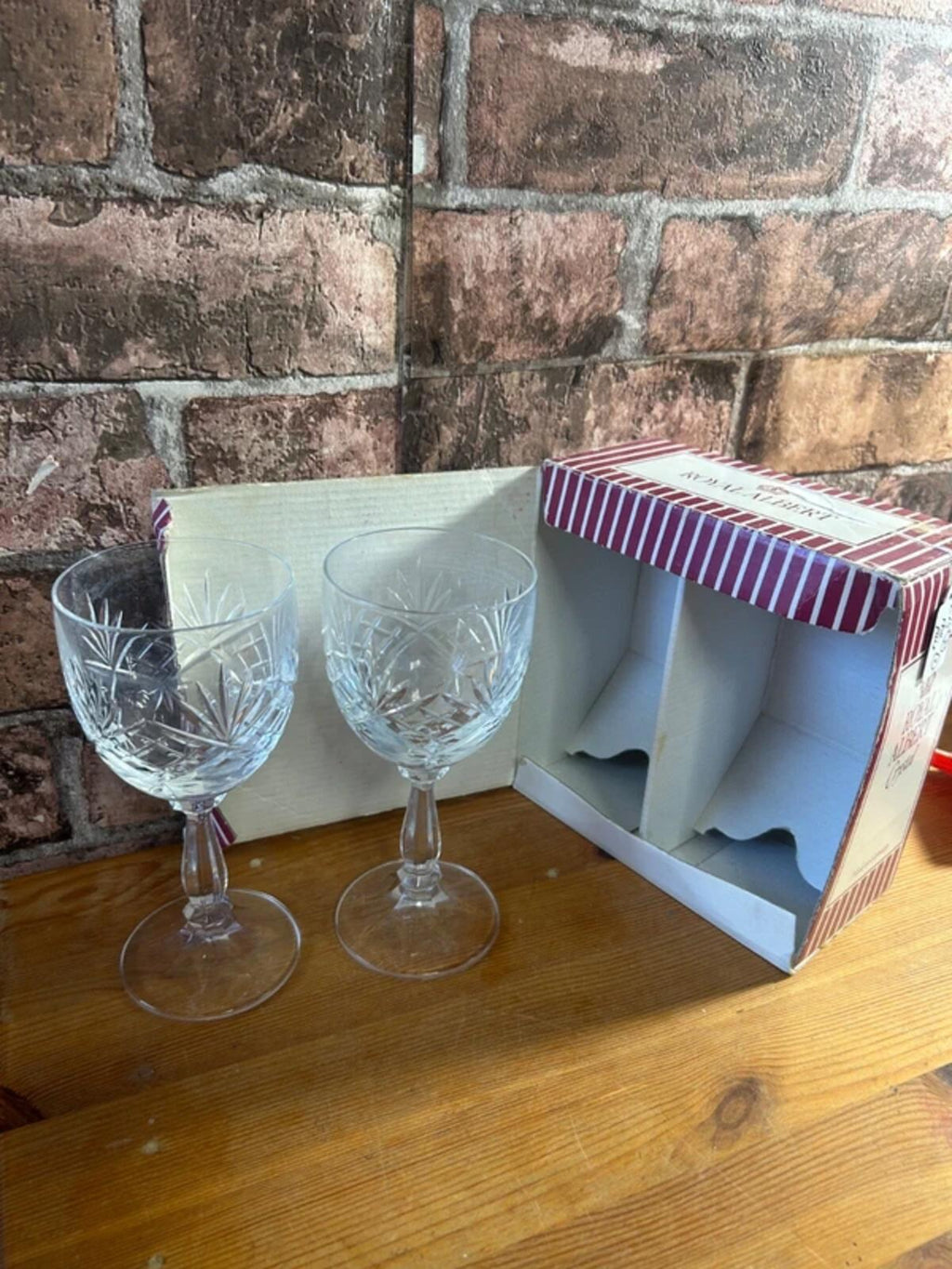 Royal Albert Vintage Crystal Glasses
