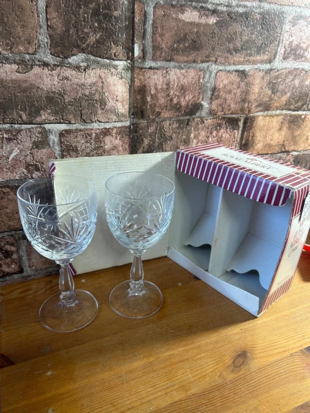 Royal Albert Vintage Crystal Glasses