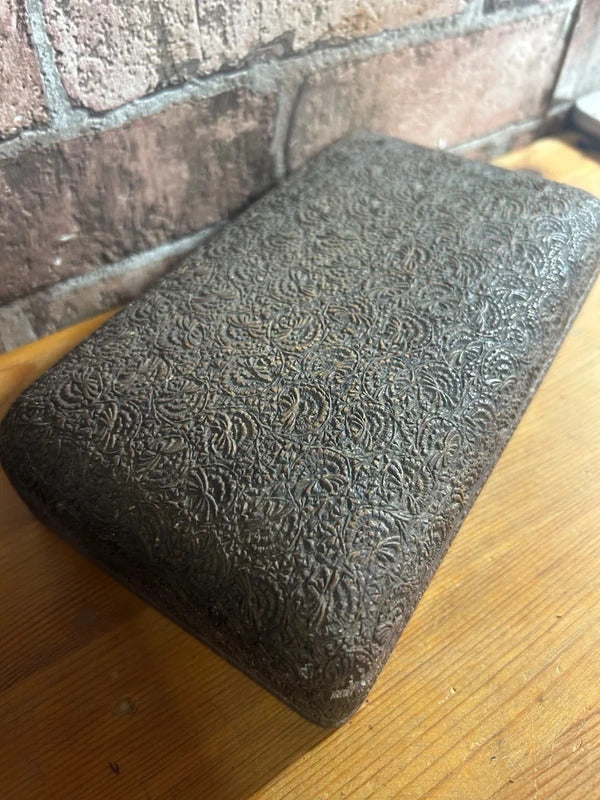Vintage Carved Wooden Indian Jewellery Box