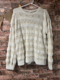 Falmer Cream Knit Jumper - Size 16