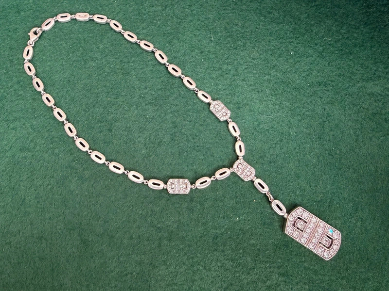 Sterling Silver Ornate Necklace