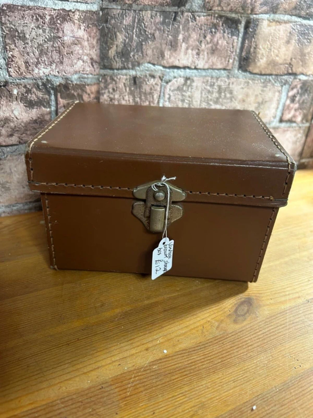 Vintage Brown Storage Box