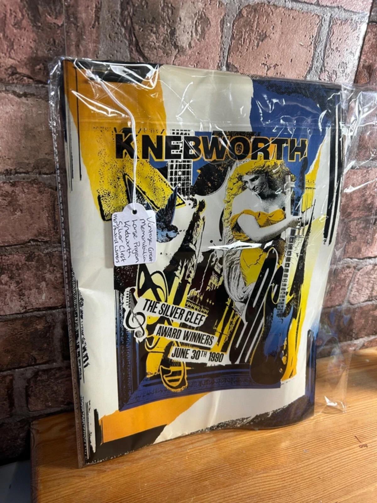 Knebworth Concert Memorabilia Silver Cleft 1990 Award Winners Programme
