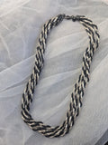 Vintage twisted bead necklace