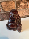 Wooden Buddha Figurine