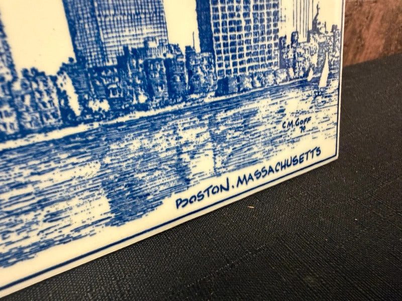 Boston Hand Painted Tile