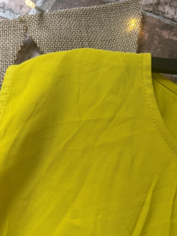 Peacocks Mustard Top - Size 14