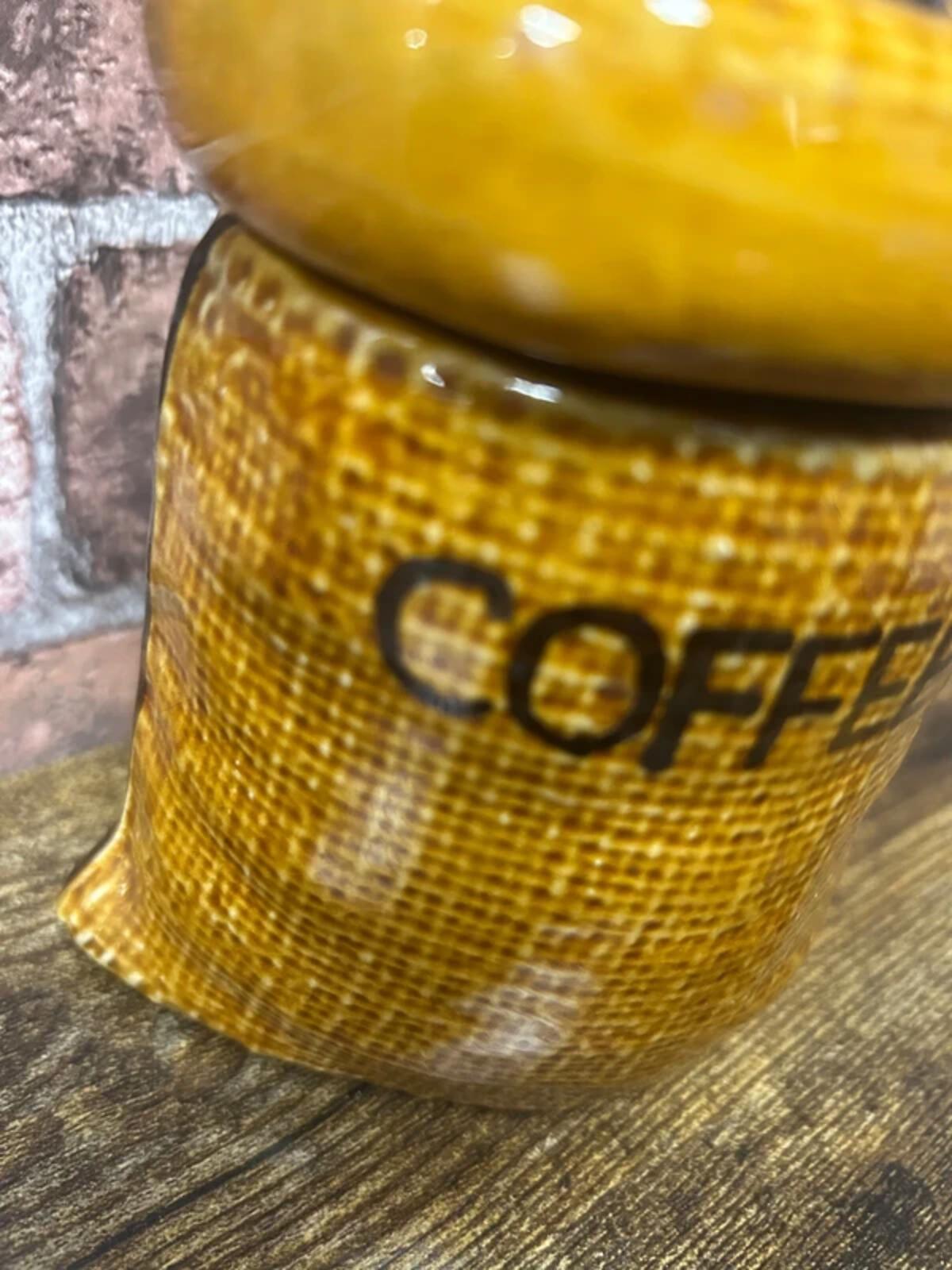 Vintage Ceramic Coffee Stack Jar