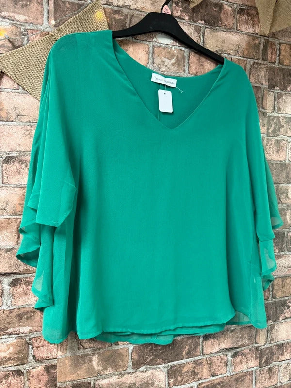 Trinny & Susannah Green Top - Size 20