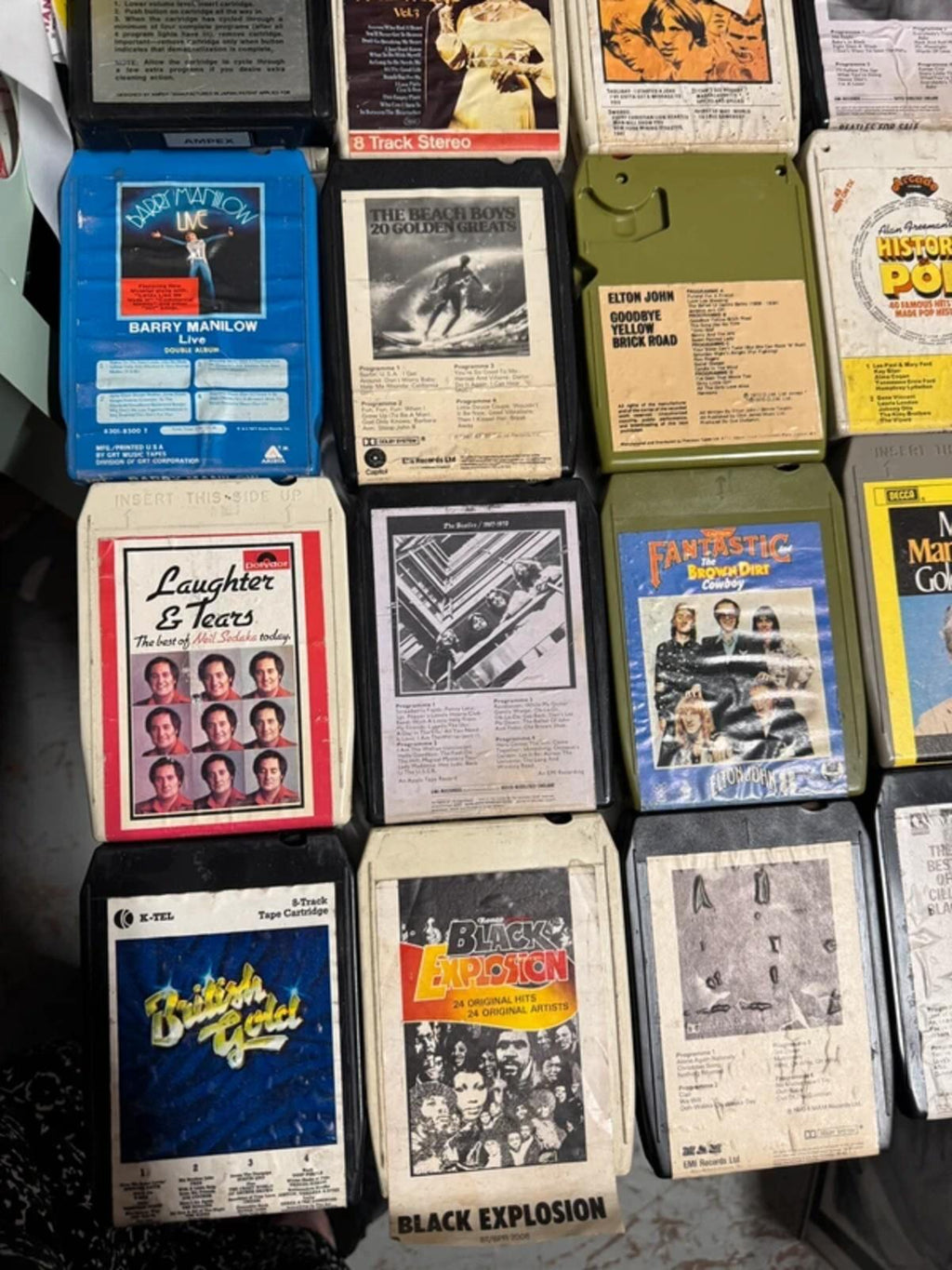 Large Bundle of Vintage 8 Track Tapes x 49 Tapes